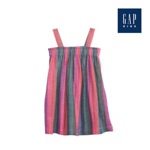 [갭키즈]스트라이프 거즈 밴딩 원피스(874337-00-9_MUT)