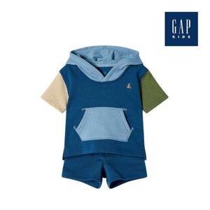 [갭키즈]후디드 컬러블록 상하의 세트(869493-00-9_BL)