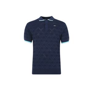 골피아 남성 마름모펀칭 여름 반팔 카라 골프셔츠 CTM44R2144