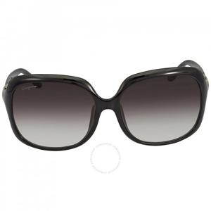 살바토레 페라가모 그레이 그라디언트 스퀘어 여성용 선글라스 SF739SA 001 59