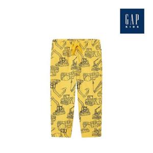 [갭키즈]프린티드 코튼 밴딩 팬츠(780594-01-9_YE)