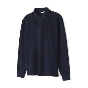 [노티그]코튼혼방 티에리 긴팔 티셔츠 네이비