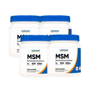 4개X  뉴트리코스트  퓨어  MSM  파우더  500g