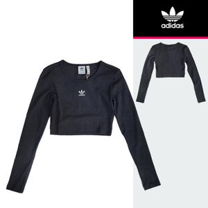 아디다스 우먼스 오리지널 에센셜 크롭 긴팔(IW5725)