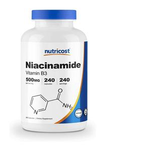 3개X  뉴트리코스트  니아신아미드  비타민  B3  500mg  240캡슐