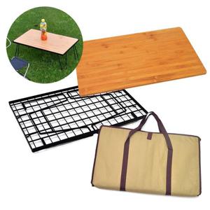 캠핑테이블 휴대용 set 메쉬 아이언식탁 우드상판