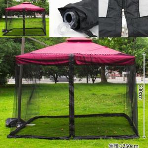 사각파라솔방충망 철통방어 홀딩 파라솔 모기장 실외 캠핑 파라