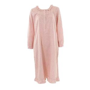 부드러운 터치감과 구김없는 편안한 순면 러블리 리본 원피스잠옷 WGN3190W