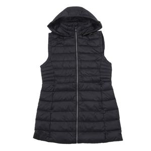 [뱅뱅]여성 롱 구스다운 후드 조끼 (NEJ623)