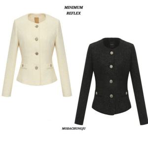 [미니멈]MD 노카라 트위드 자켓 MD MYCGWJ8030 M_CJ