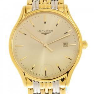 론진 그란데 클래식 골든 다이알 남성용 시계 L4.859.2.32.7