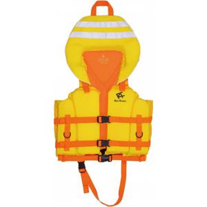 리프 투어러 스노클링 조끼 아동용 헤드 서포트 스몰 RA0407 옐로우 오렌지