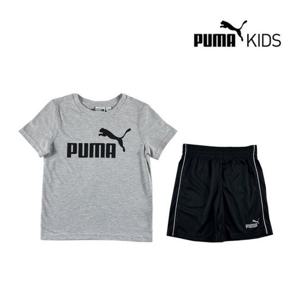 [푸마 키즈]푸마키즈 반팔 상하세트(7120505161_GY)