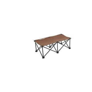 유니프레임 캠핑의자 브라운 블랙 680315