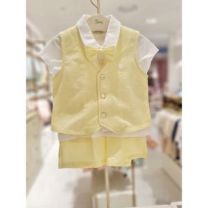 (에뜨와) (07S023201) (여름백일돌선물)(S)그웬정장3PCS (유아/출산/백일/돌선물/조카선물)