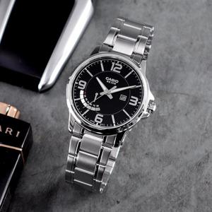 카시오 MTP-E124D-1A 빈티지 심플 데이데이트 정장 남자 메탈 시