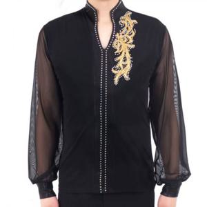 알라딘 MDT900 한쪽줄기 모티브 긴팔티 에어로빅타이즈 댄스