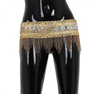 알라딘 BDSP8901 자가드 보석 벨트 복 테마 댄스바지 힙스카