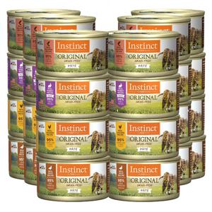 인스팅트 생식본능 캣 오리지날 주식캔 85g 24개입 콤보 그레인프리 고양이습식사료