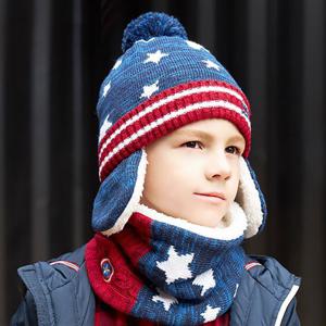 캡틴방한목도리 캡틴아메리카 코믹스 방한세트 겨울목도리모자MV0428