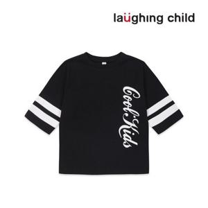 [래핑차일드]쿨키즈 7부 티셔츠(89A1933101_BK)
