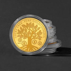 골드팡 24k 황금 행운나무 순금코인 0.05g