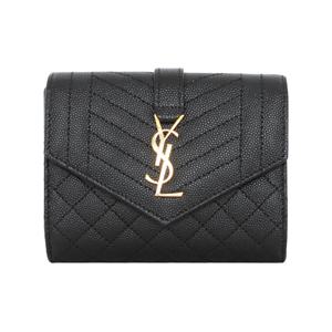 생로랑 마틀라세 엔벨롭 반지갑 651028 BOW91 1000