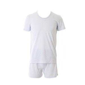 (비너스) 한여름 시원한  대나무 면 인견  남자 반팔런닝+사각팬티-VMVMP4093AN