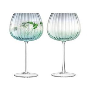 (영국 LSA) 더스크 벌룬 고블렛 와인잔 2P세트 650ml (그린그레이) 샴페인잔 샴페인컵 와인컵 파티와인잔