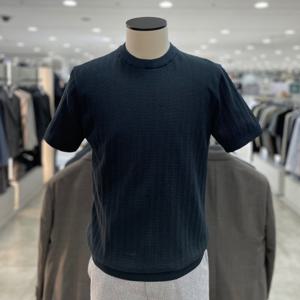 [지오지아]코튼 크로셰 반팔 니트티_AAF2ER1101_DGN_DG