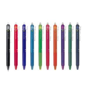 파이롯트 프릭션 볼 노크식 젤잉크펜 지워지는