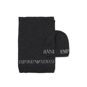 엠포리오 아르마니 로고 자카드 스카프 및 모자 세트 628055CC983 00044 TP942253527