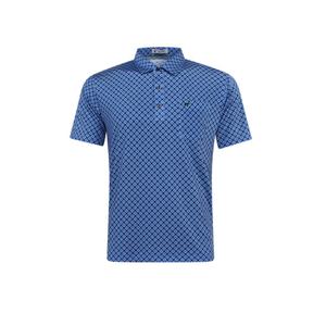 골피아 남성 국산 여름용 사각포인트체크 골프셔츠 GCTM5NE2573