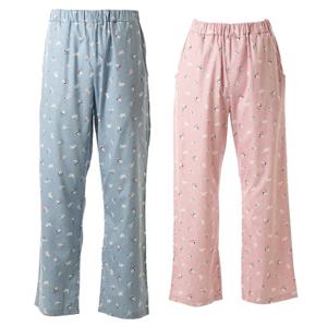 [커플SET]부드러운 면80수 귀여운 강아지나염 커플바지VPA458WPMP