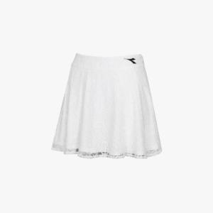 디아도라반바지 AQS D4222TSK94IVD 크로스코트 레이스 스커트 IVORY