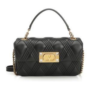 발렌티노 퀼티드 패턴 스몰 탑 핸들 백 7W2B0R96XCA 0NO