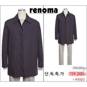 [레노마캐주얼]F/W 봄/가을 다계절 기장감좋은 트렌치 하프코트 네이비컬러 RQIMBH02A EK3653