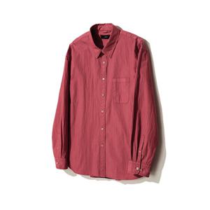 일꼬르소  에센셜 가먼트다잉 셔츠 워시드 레드 IESH4G102R2