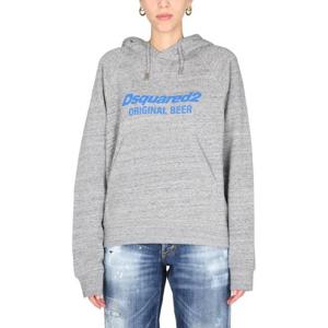 디스퀘어드2 후드 티셔츠 S72GU0338 GREY