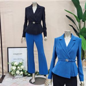 [미니멈]MD 언발 플리츠 카라넥 자켓 MD MMZBGWJ3990_CJ