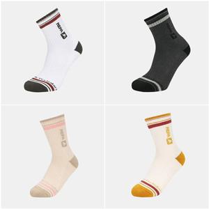 [네파] [7LC8309A00] 공용 흡습 속건 충격 흡수 쿠션 네이처 스트라이프 중목 양말