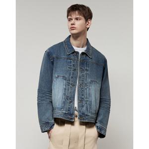 일꼬르소 25SS 유니온 데님 트러커 자켓 블루 IEJU5E212B2