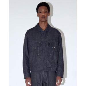 일꼬르소 24FW 넥서스 오피서 트러커 점퍼 블랙 IEJU4F215BK