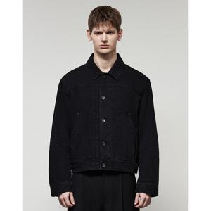 일꼬르소 25SS 유니온 데님 트러커 자켓 블랙 IEJU5E212BK