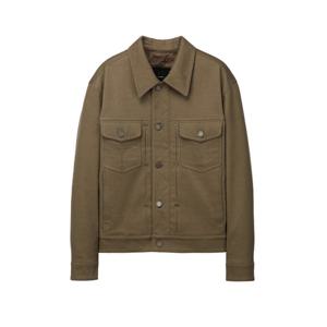 일꼬르소 24FW 프리즘 텍스처 트러커 자켓 카멜 IEJU4F201CM