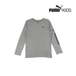 [푸마 키즈]긴팔 티셔츠(PFA21V9T-02080_GR)