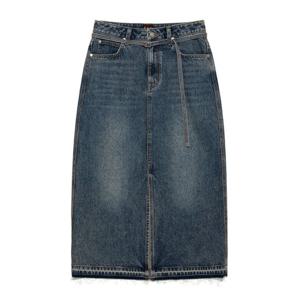 [LEE]LEE 데님 맥시 스커트 인디고 다크 LE2503SR72ID