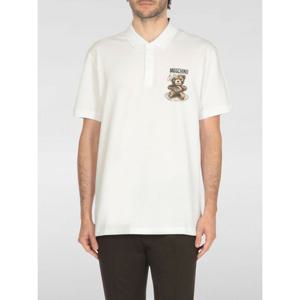 [MOSCHINO] 라프리마 남성 폴로 셔츠 16085242 1001 화이트 /6