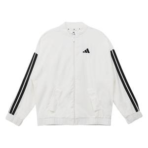 아디다스 에센셜 3S 우븐 봄버 W 여성 자켓 바람막이 JD5319