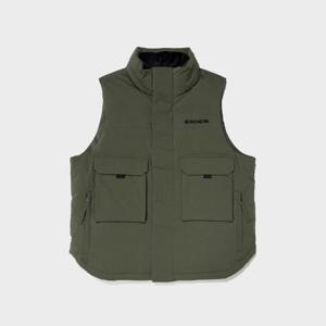 아이더조끼 JQS DMW24656K7 PUFFY (퍼피) 남성 푸퍼 다운 베스트 (Khaki)